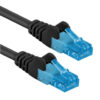 Cavo di rete Patch in Rame Cat. 6A Nero U/UTP 10 m