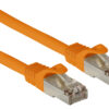 Cavo di Rete Patch in Rame Cat. 6A SFTP LSZH 0,5 m Arancione