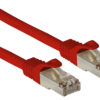 Cavo di Rete Patch in Rame Cat. 6A SFTP LSZH 0,5 m Rosso