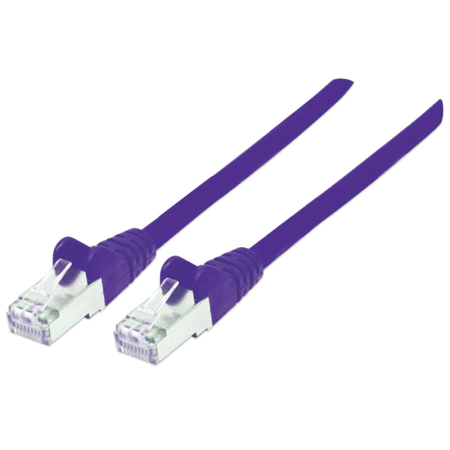 Cavo di rete Patch in rame Cat. 6A Viola SFTP LSZH 2m