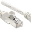 Cavo di rete Patch in Rame Schermato Cat. 5e Bianco F/UTP 3 m
