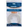 Cavo di rete Patch in Rame Schermato Cat. 5e Bianco F/UTP 3 m