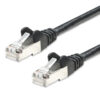 Cavo di rete Patch in Rame Schermato Cat. 5e Nero F/UTP 2 m