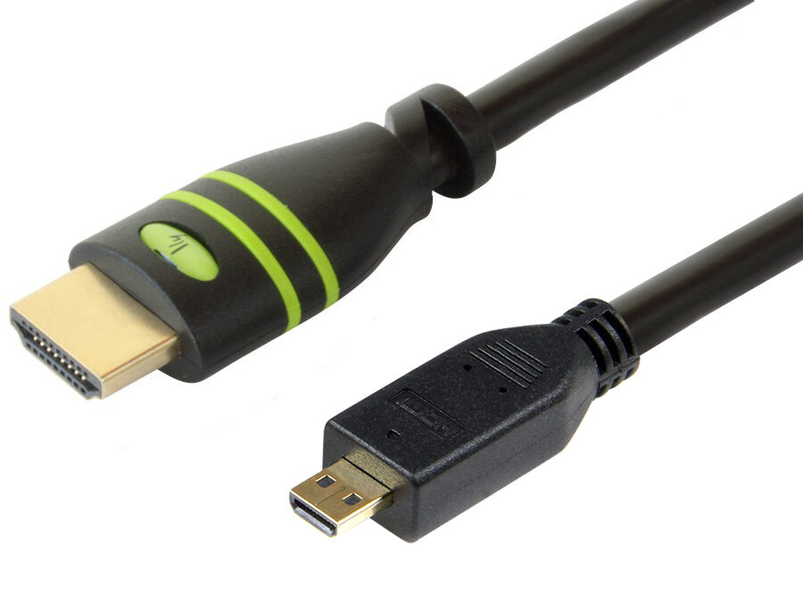 Cavo HDMI™ Highspeed con Ethernet Channel 1.4 A M/ Micro D M, 3 m