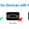 Cavo High Speed Mini HDMI a HDMI Maschio/Maschio Nero, 3,0 m