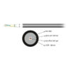 Cavo Loose Antiroditore 24 fibre 50/125 OM4 LSZH Nero