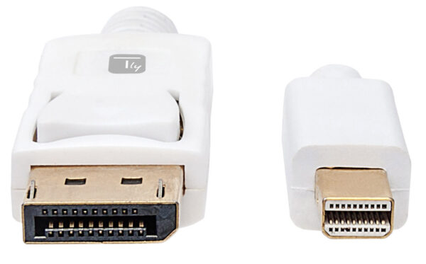cavo_mini_displayport_maschio_a_displayport_maschio_4k_60hz_2m_bianco-techly-icoc_mdp-020t4k-52565 Cavo Mini DisplayPort Maschio a DisplayPort Maschio 4K 60Hz 2m Bianco