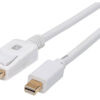 Cavo Mini DisplayPort Maschio a DisplayPort Maschio 4K 60Hz 2m Bianco