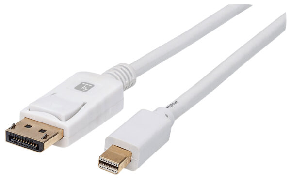 cavo_mini_displayport_maschio_a_displayport_maschio_4k_60hz_2m_bianco-techly-icoc_mdp-020t4k-52565_1 Cavo Mini DisplayPort Maschio a DisplayPort Maschio 4K 60Hz 2m Bianco