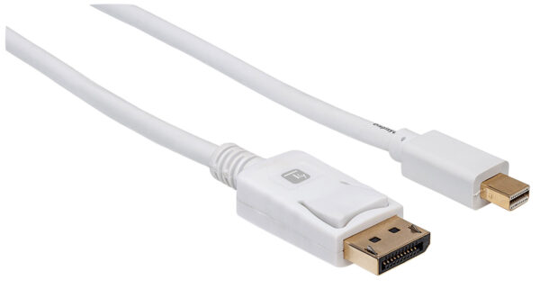 cavo_mini_displayport_maschio_a_displayport_maschio_4k_60hz_2m_bianco-techly-icoc_mdp-020t4k-52565_2 Cavo Mini DisplayPort Maschio a DisplayPort Maschio 4K 60Hz 2m Bianco