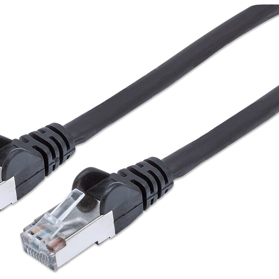 Cavo Patch Cat.7 Plug RJ45 6A S/FTP LSZH 2m Nero