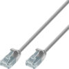 Cavo Patch di Rete Cat.6 UTP Slim 0,5m Grigio