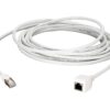 Cavo Patch RJ45 di Prolunga CAT 6A S/FTP AWG26 10m Bianco