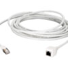 Cavo Patch RJ45 di Prolunga CAT 6A S/FTP AWG26 2m Bianco