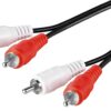 Cavo Prolunga Stereo RCA Chinch 2x RCA M/M 2,5 m
