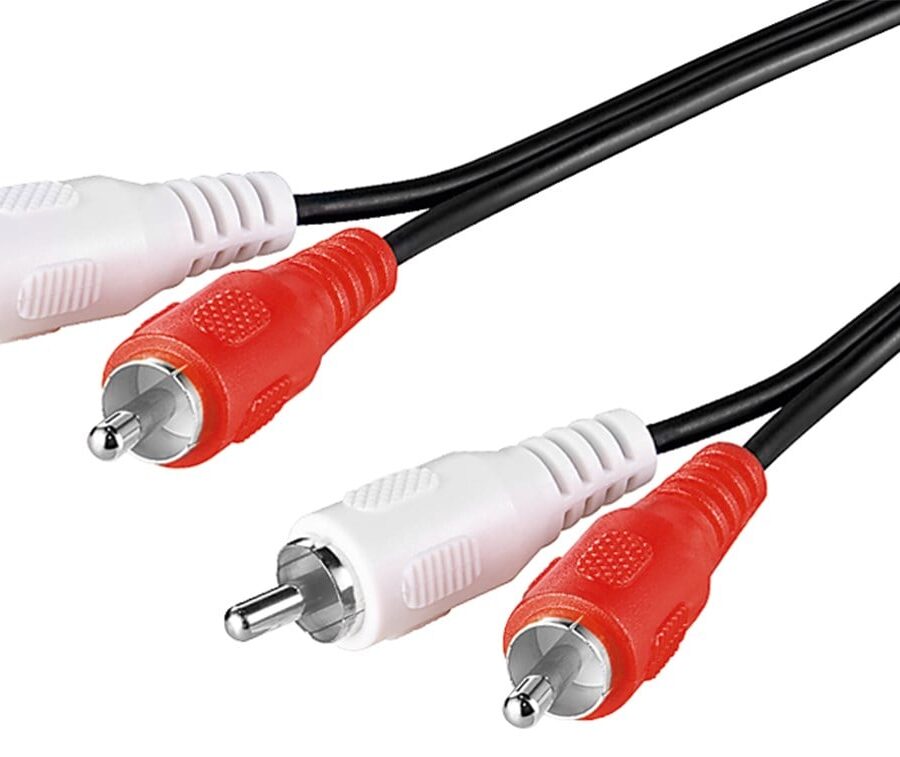 Cavo Prolunga Stereo RCA Chinch 2x RCA M/M 2,5 m
