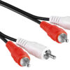 Cavo Prolunga Stereo RCA Chinch 2x RCA M/M 2,5 m