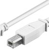 Cavo USB 2.0 A maschio/B maschio 1m Bianco