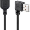 Cavo USB 2.0 A maschio angolato/A femmina 0,15 m