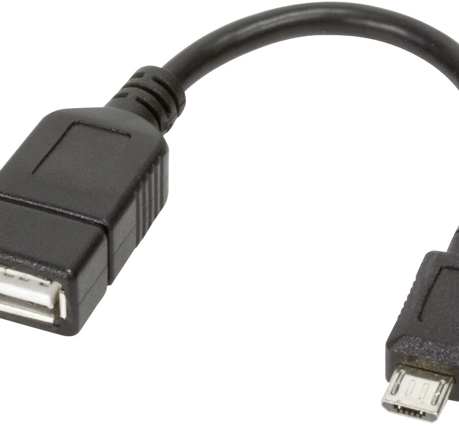 Cavo USB 2.0 OTG A Femmina / Micro B Maschio 0.2 m