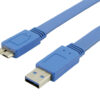 Cavo USB 3.0 Superspeed A maschio/MIC B maschio 1 m FLAT