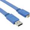 Cavo USB 3.0 Superspeed A maschio/MIC B maschio 1 m FLAT