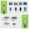 Cavo prolunga USB 3.2 Gen 2 USB-C™ M/F 1m Nero