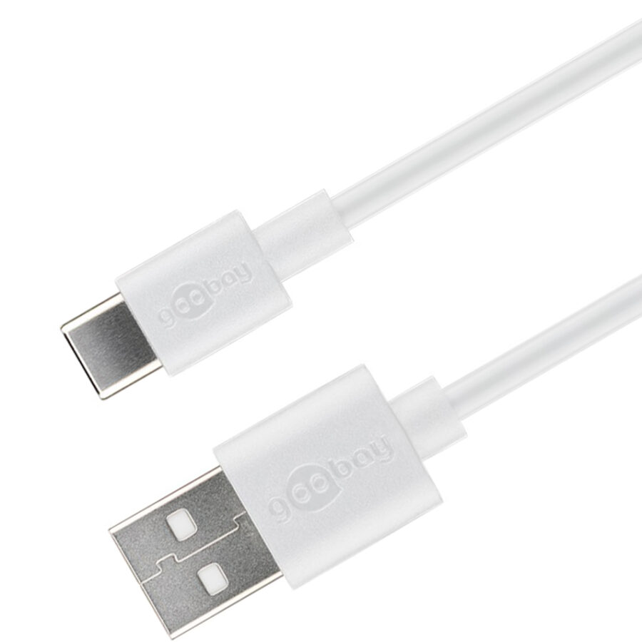 Cavo USB A Maschio 2.0 / USB-C Maschio 0,5m Bianco