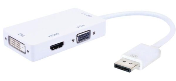 combof2 Adattatore 3 in 1 DisplayPort 1.2 a HDMI/DVI/VGA