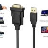 Convertitore Adattatore Techly da USB 2.0 a Seriale Nero