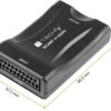 Convertitore Compatto da Scart a HDMI Selezione 720p/1080p