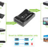 Convertitore Compatto da Scart a HDMI Selezione 720p/1080p