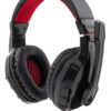 Cuffie Gaming con Microfono Panther Nero Rosso GHS-1641