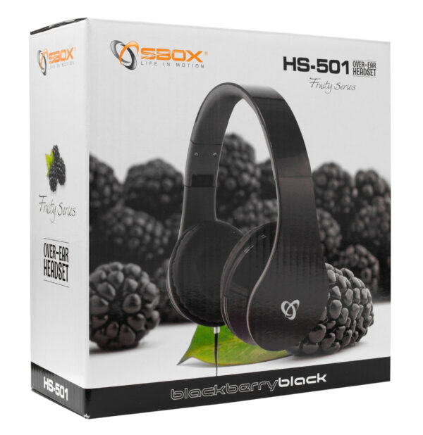 cuffie_stereo_con_microfono_hs-501b_nero-sbox-icsb-hs501bk-46981_2 Cuffie Stereo Pieghevoli con Microfono HS-501B Nero