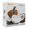 Cuffie Stereo Pieghevoli con Microfono HS-501W Bianco