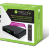 Decoder Ricevitore Digitale Terrestre DVB-T/T2 H.265 HEVC 10bit con Display e Telecomando Universale 2 in 1