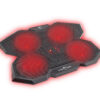 Dissipatore per Notebook fino a 17.3'' con 5 Ventole LED GCP-29