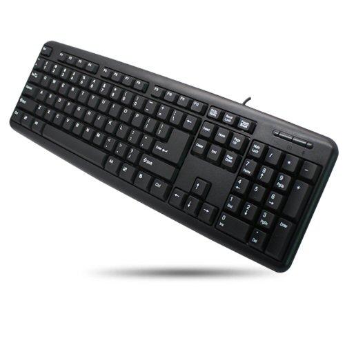 Tastiera PS2 104 tasti Layout Americano Nero