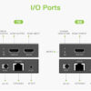 Extender HDMI 4K@60Hz su Cavo Cat.6/6A/7 Fino a 50m PoC