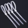 Fascette Fermacavi Autobloccanti 300x4,8mm in Nylon 100pz Bianco