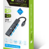 Hub USB-C™ 3.2 a 4 porte USB-A Slim in Metallo