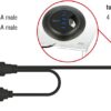 Hub USB 3.0 4 porte In-Desk Diametro 6 e 8 cm