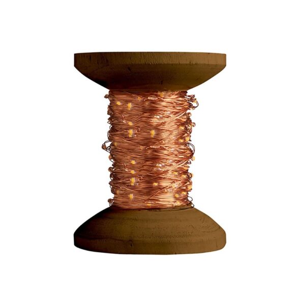 i-led-chain100yarn-goobay-i-led-chain100yarn-55202_2 Bobina con Filo di Rame 100 Luci LED IP21 USB Interruttore On Off