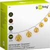 Stringa 10 LED Ornamentali IP20 Bianco Caldo a Batteria con Timer