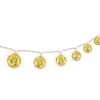 Stringa 10 LED Ornamentali IP20 Bianco Caldo a Batteria con Timer