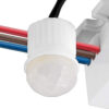 Mini Sensore di Movimento LED Infrarossi da Incasso DIP Switch