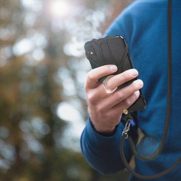 i-smart-neck-logilink-i-smart-neck-53662_3 Collare Universale per Smartphone fino a 6,7'' Silicone Nero