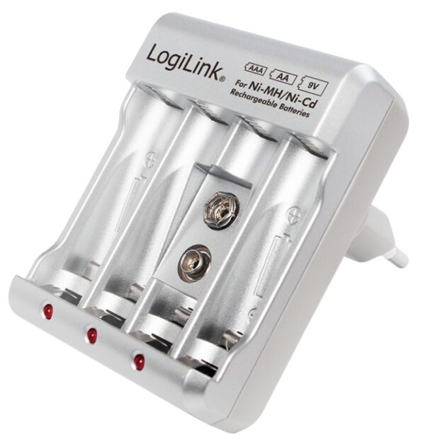 ibt-kcr0168-logilink-ibt-kcr0168-49919_6 Caricabatterie per AA / AAA / 9V Ni-MH / Ni-Cd
