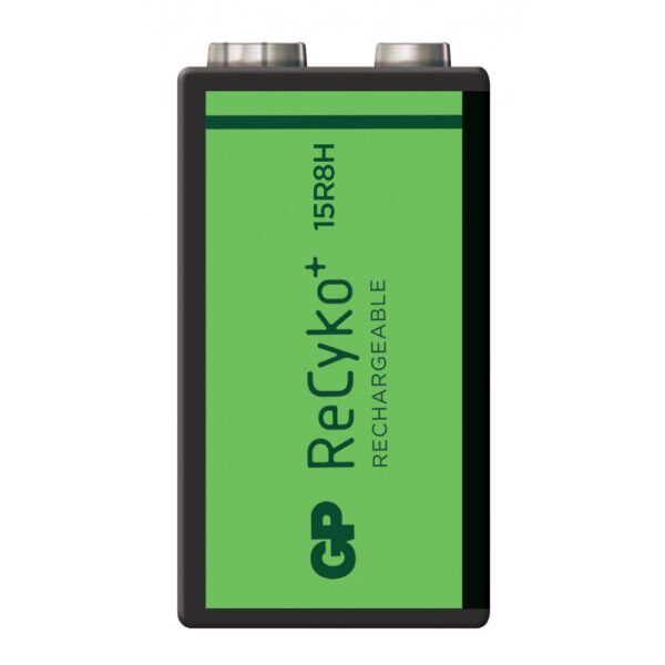 ic-gp201219-gp_batteries-ic-gp201219-53812 Blister 1 Batteria Ricaricabile 9V 200 mAh GP Recyko
