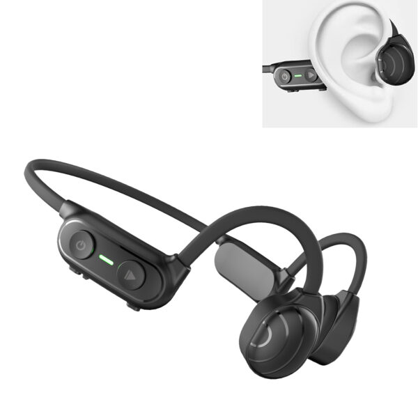 icc-sh-bone-blt-techly-icc-sh-bone-blt-54319_11 Auricolari Open Ear Wireless BT 5.0 a Conduzione Ossea Running IPX4